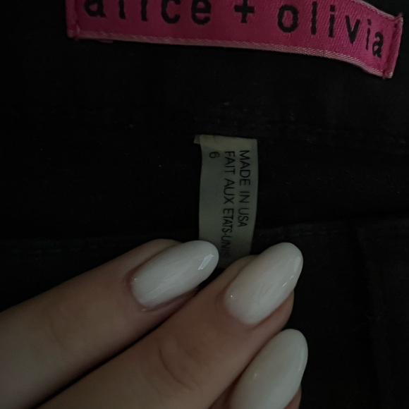 Alice + Olivia Jeans Black - Picture 3 of 6
